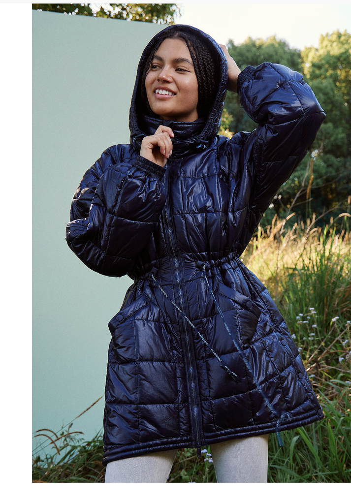 PATRICIA PACKABLE PUFFER/MIDNIGHT NAVY