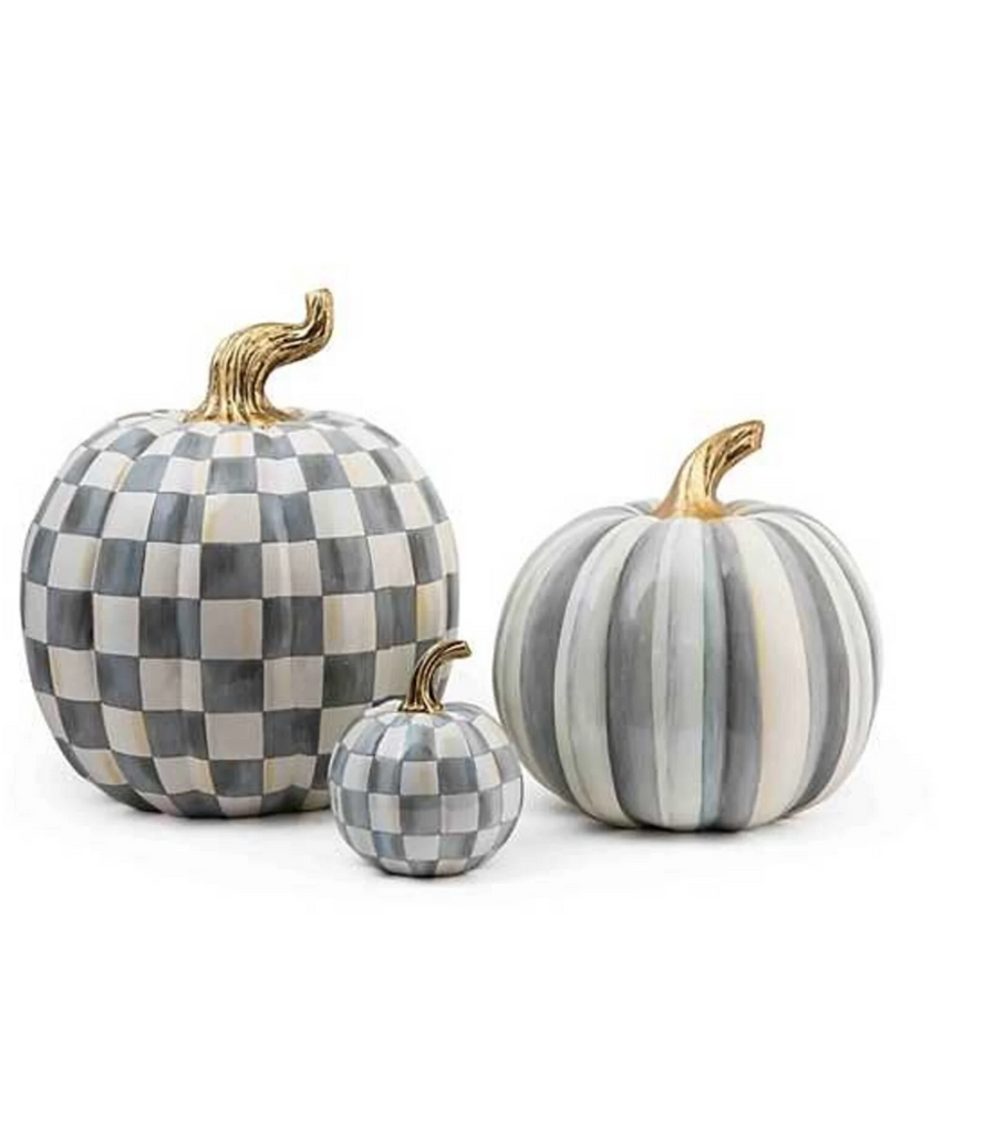 Sterling Check Mini Pumpkin