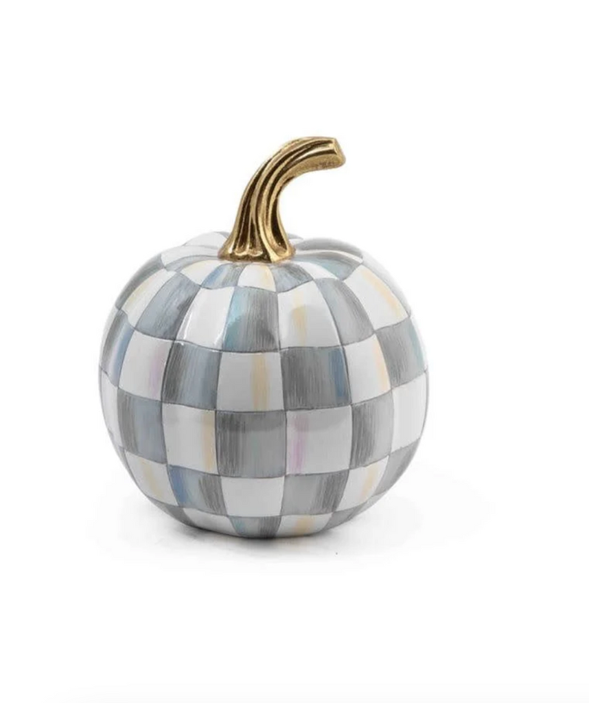 Sterling Check Mini Pumpkin