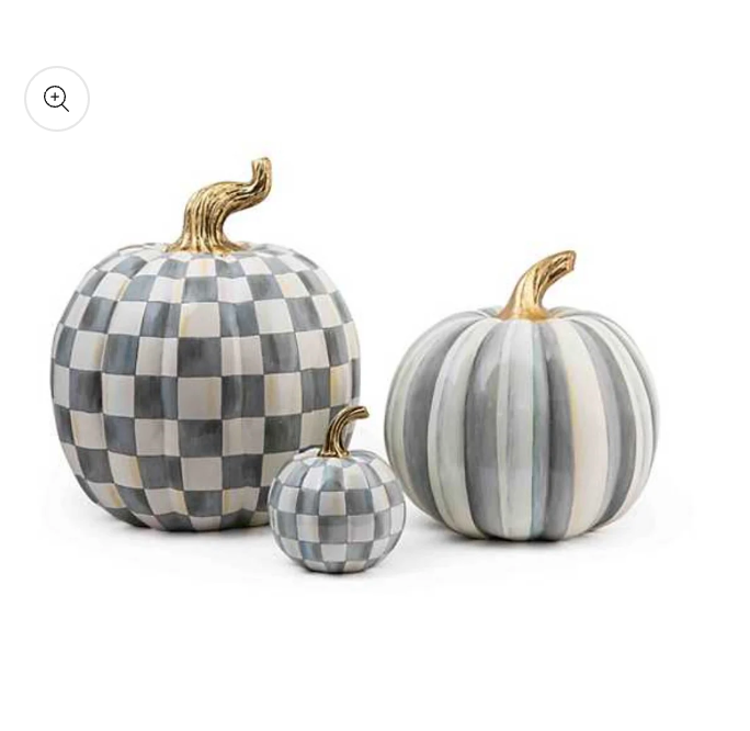 Sterling Check Small Pumpkin