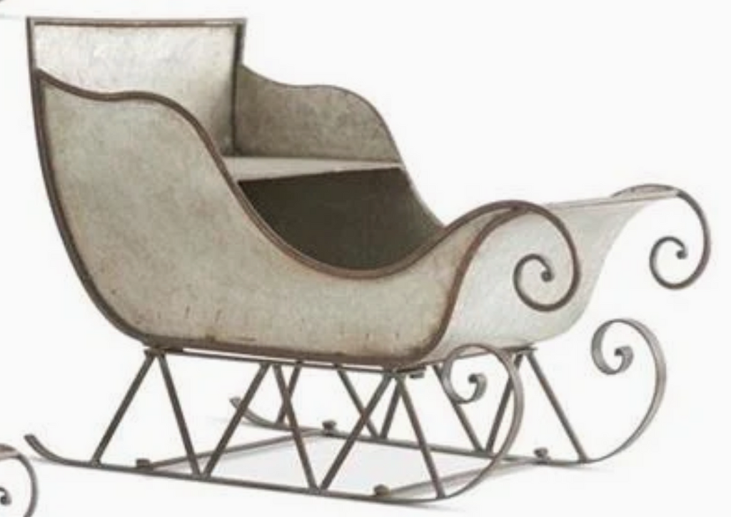 18 Inch Metal Sleigh Medium