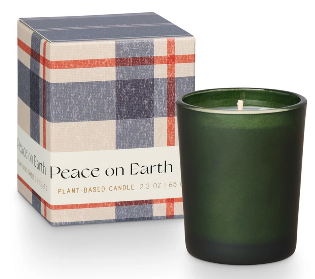 Balsam & Cedar Peace on Earth Boxed Votive Candle