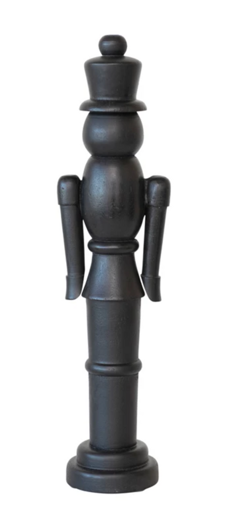 Mango Wood Nutcracker, Black