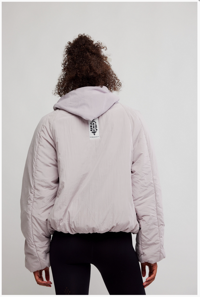 IN A PILLOW PUFFER PULLOVER / OYSTER