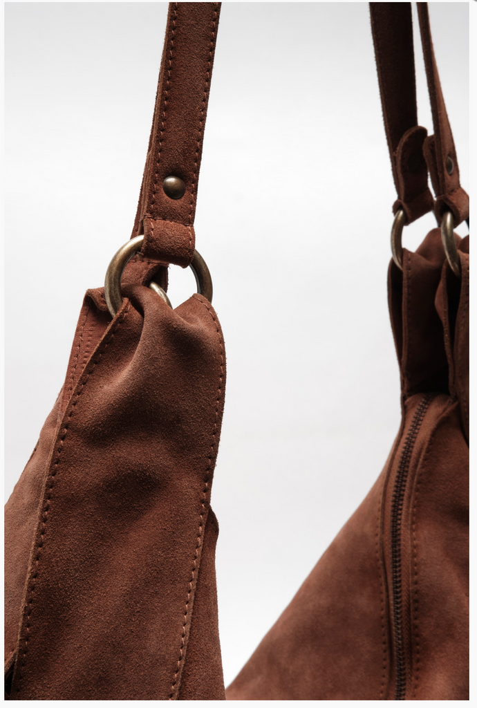 ROMA SUEDE TOTE / RUST