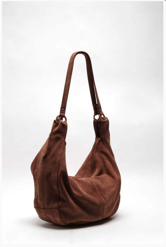 ROMA SUEDE TOTE / RUST