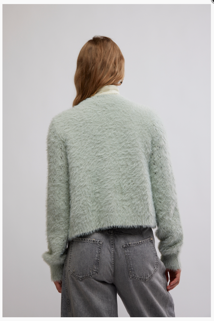 CELESTE CARDI / SEAFOAM