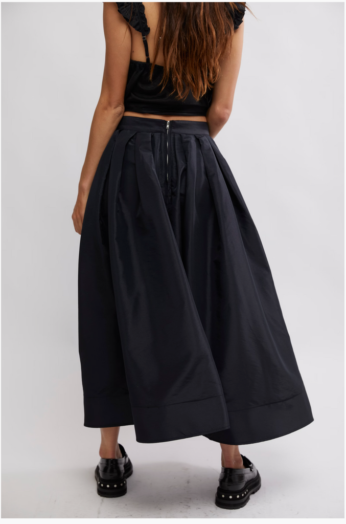 EMILIA FULL SKIRT / BLACK