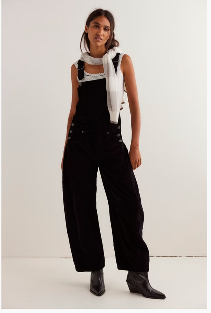 GOOD LUCK CORD OVERALL / BLACK