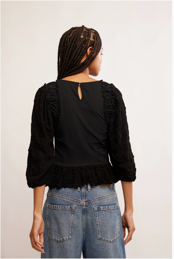 OLIVA TOP / BLACK