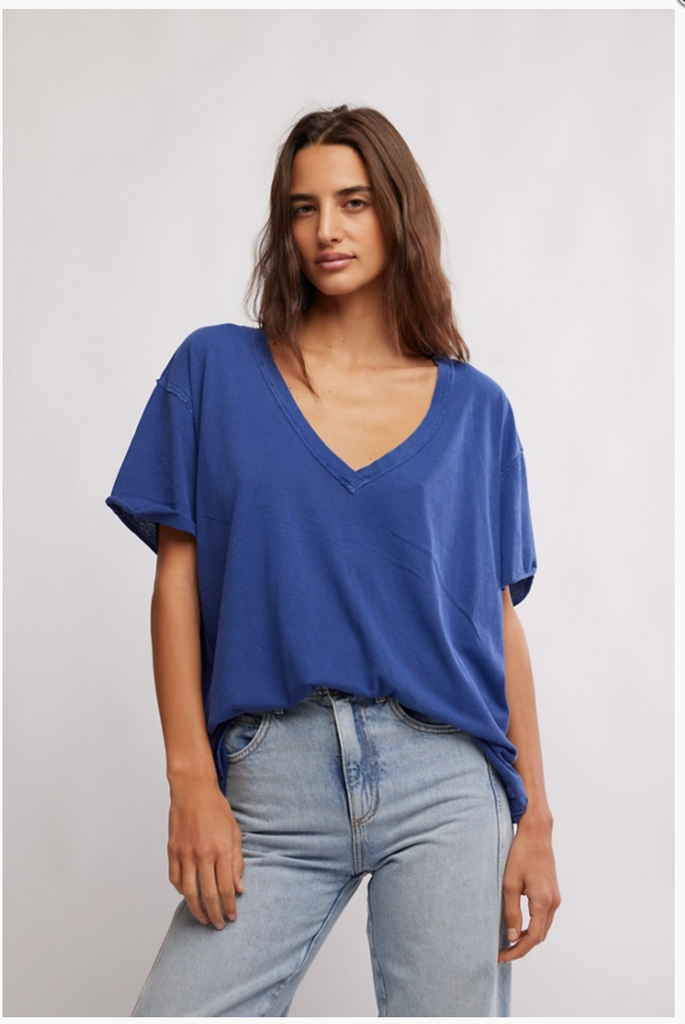 NINA TEE V / INDIGO PURA