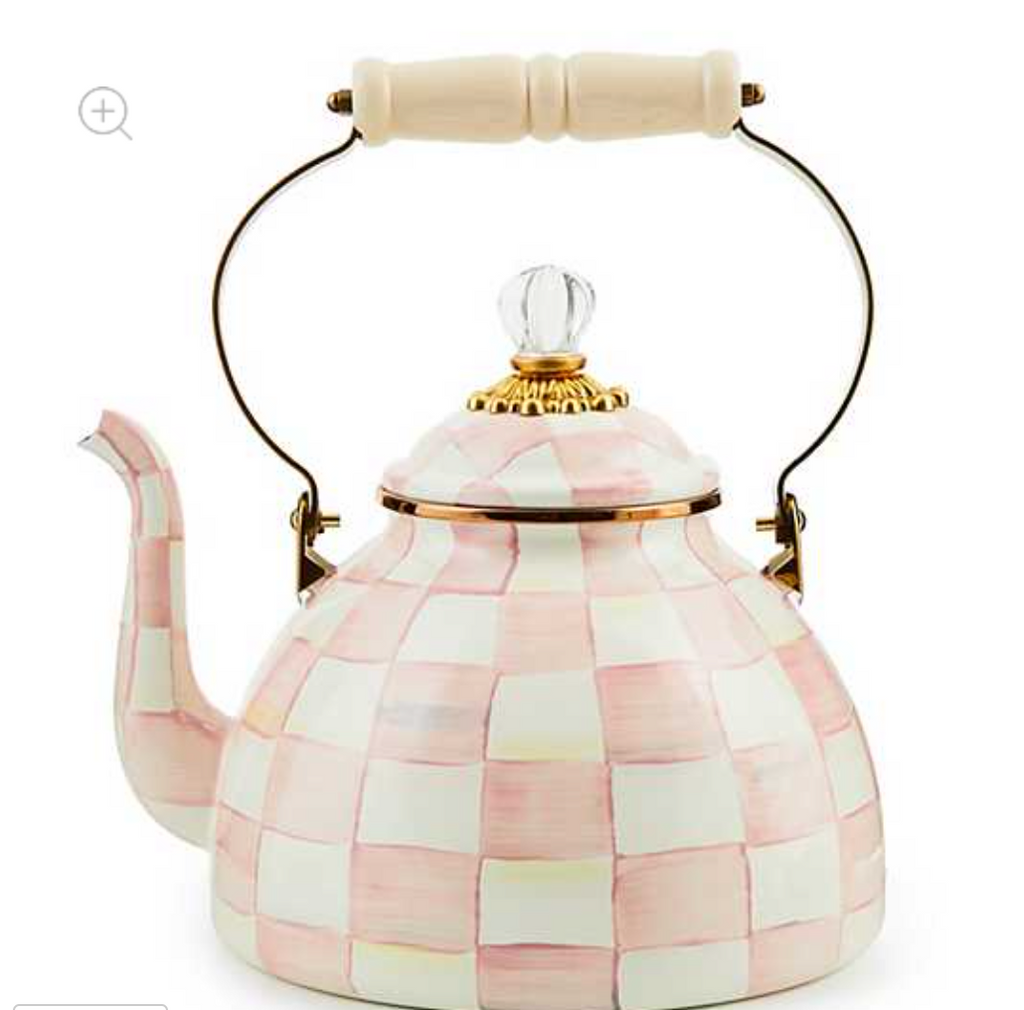 Rosy Check 3 Quart Tea Kettle