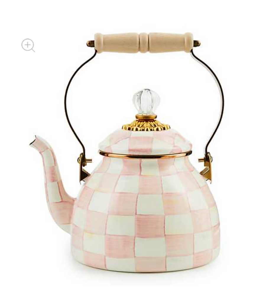 Rosy Check 2 Quart Tea Kettle