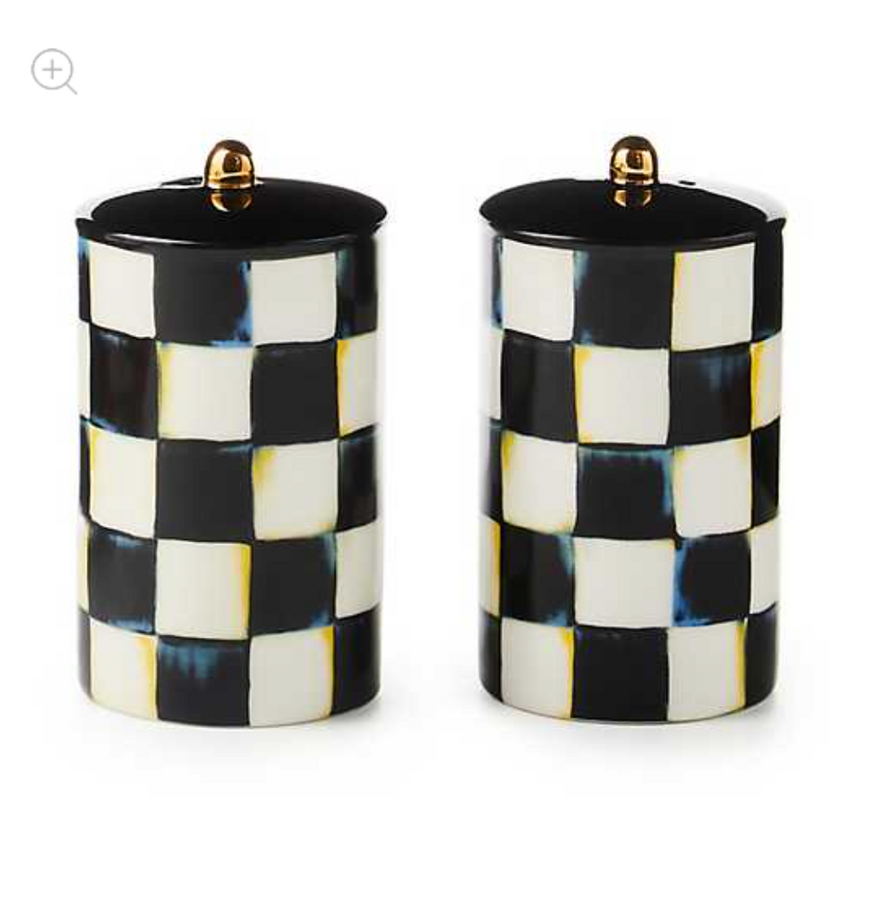 Courtly Check Farmhouse Salt & Pepper Set