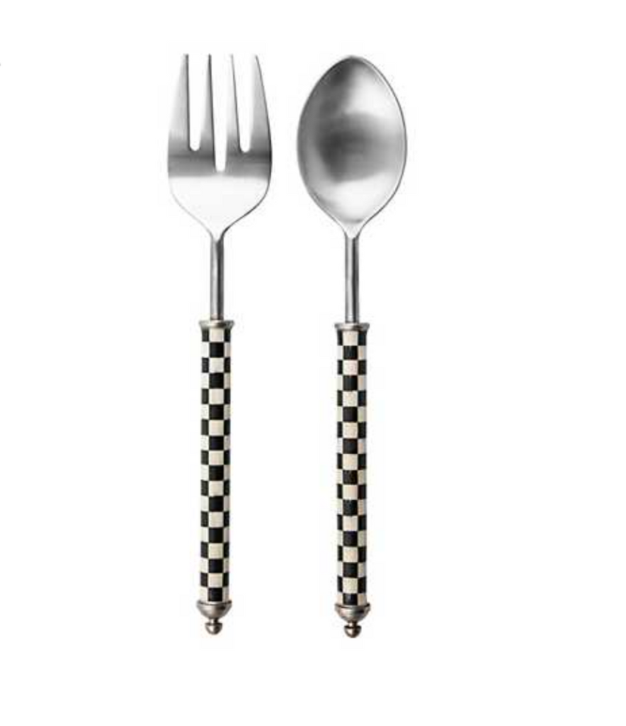 Courtly Check Supper Club Salad Serving Set