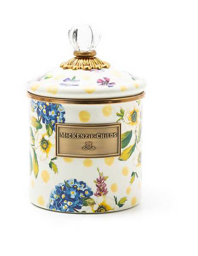 Wildflowers Yellow Small Canister