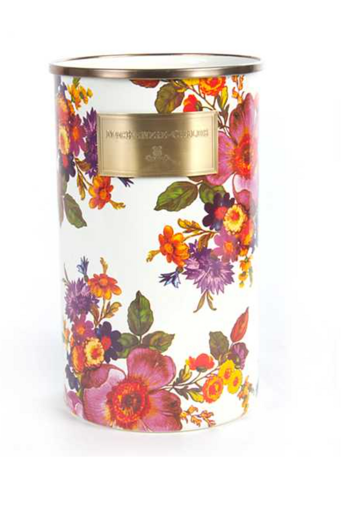 White Flower Market Utensil Holder