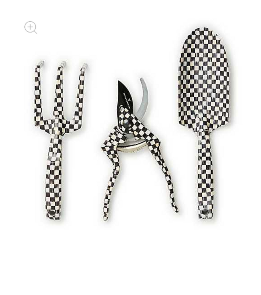 Courtly Check Gardening Tools, Set of 3