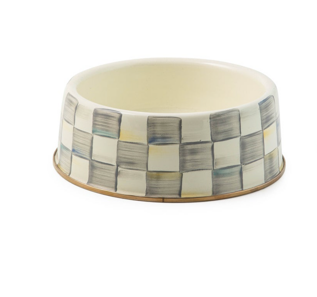 sterling check large pet dish