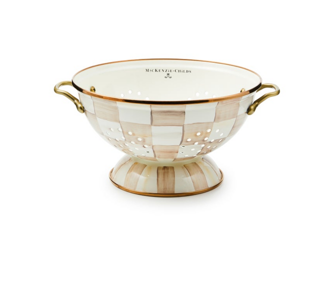 mocha check large colander