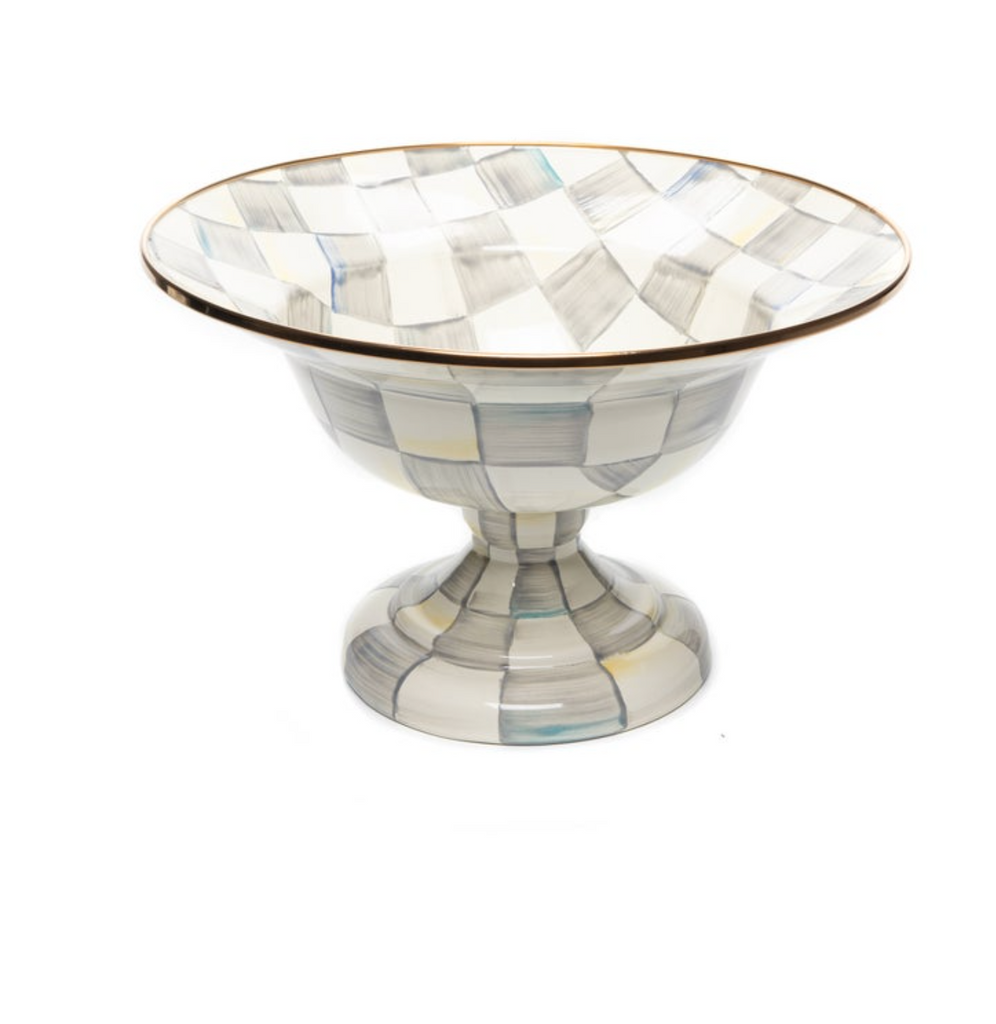 sterling check large compote