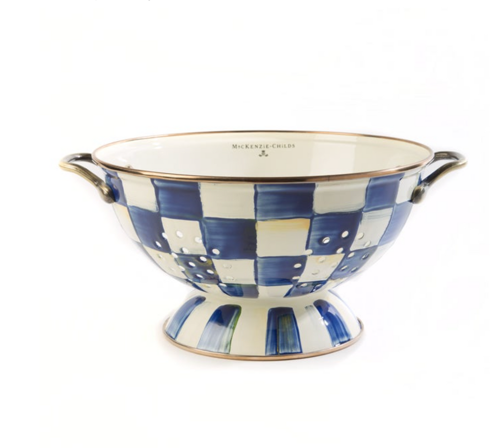 royal check large colander