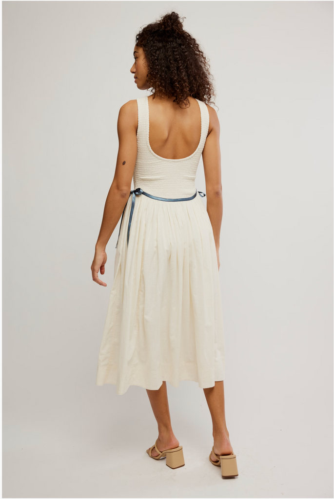 NIGHTINGALE SOLID MIDI / TEA NAVY COMBO