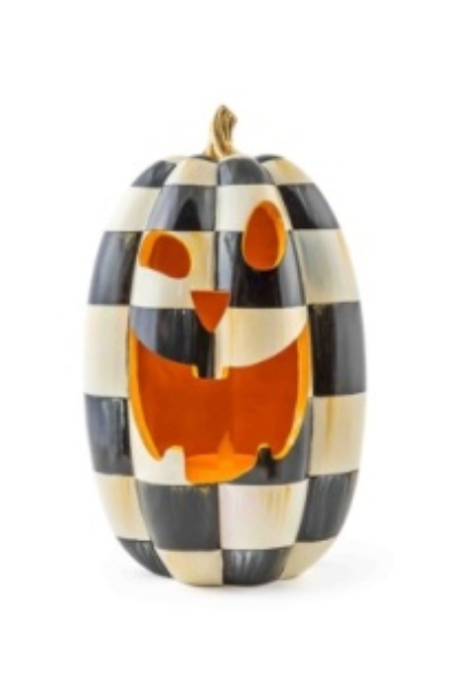 courtly check tall illuminated jack o' lantern