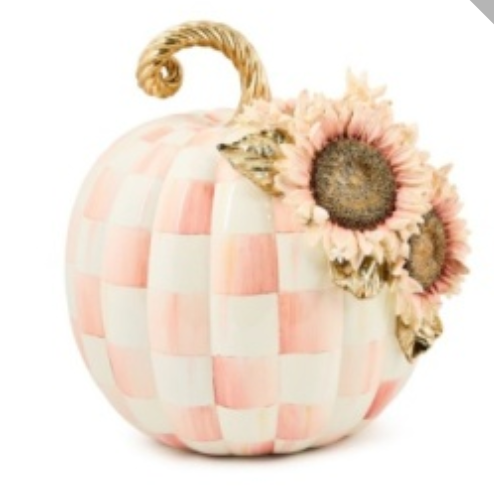 rosy check large sunflower pumpkin