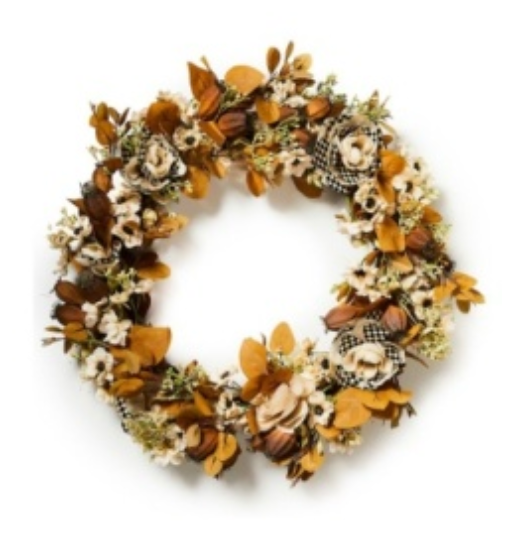 cafe floral 24" wreath