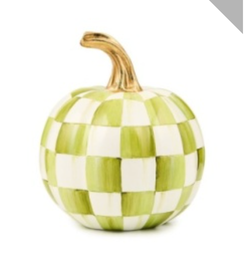 moss check mini pumpkin