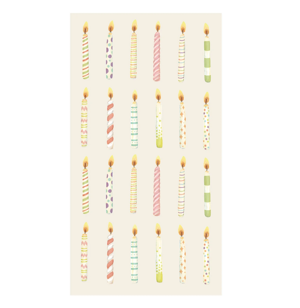 Birthday Candles Guest Napkins