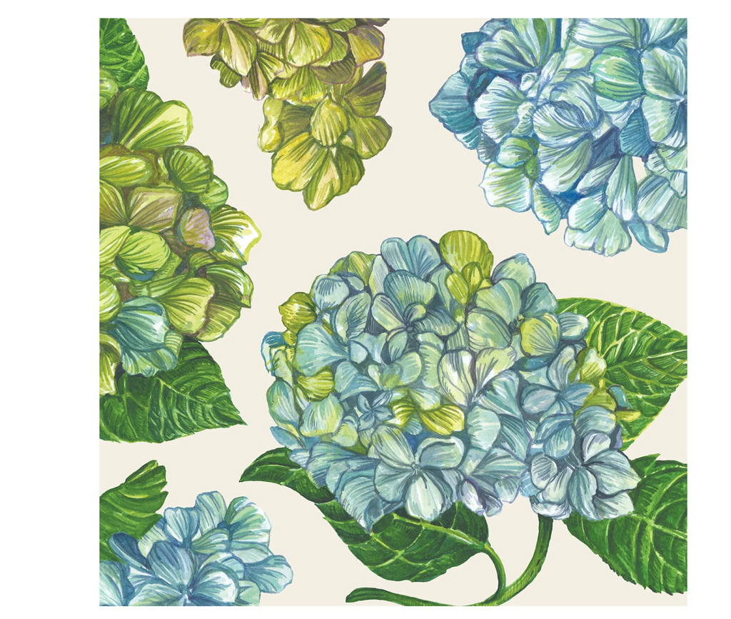 Hydrangea Cocktail Napkins