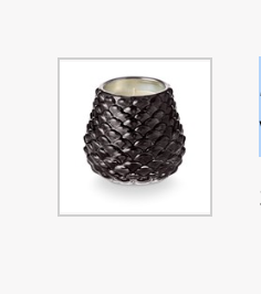 Midnight Pumpkin Pinecone Votive Candle