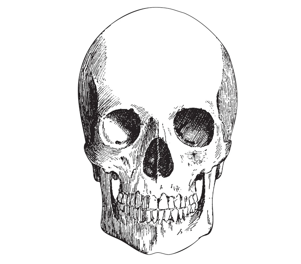 Die-cut Skull Placemat