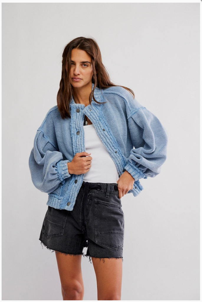 CUTE IN THIS CARDI / DUSTY BLUE