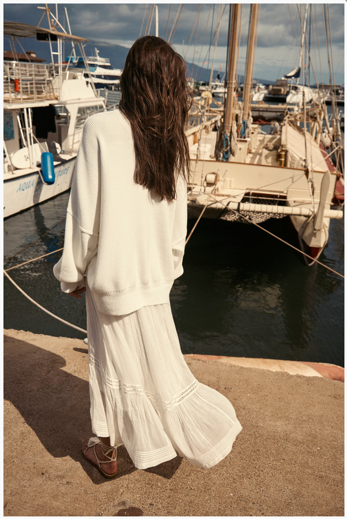 EASY STREET TUNIC / PAINTED WHITE