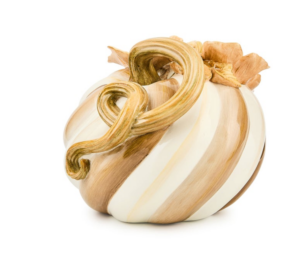 Mocha Swirl Twisted Stem Pumpkin