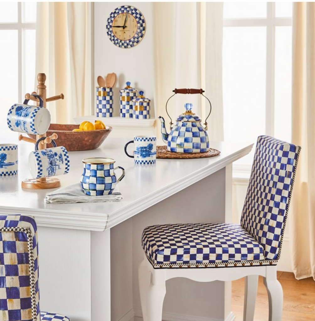 Royal Check Wall Clock