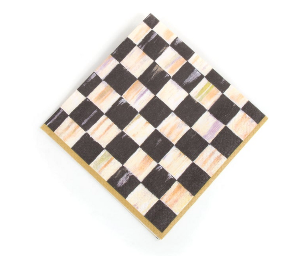 Courtly Check Luncheon Paper Napkins