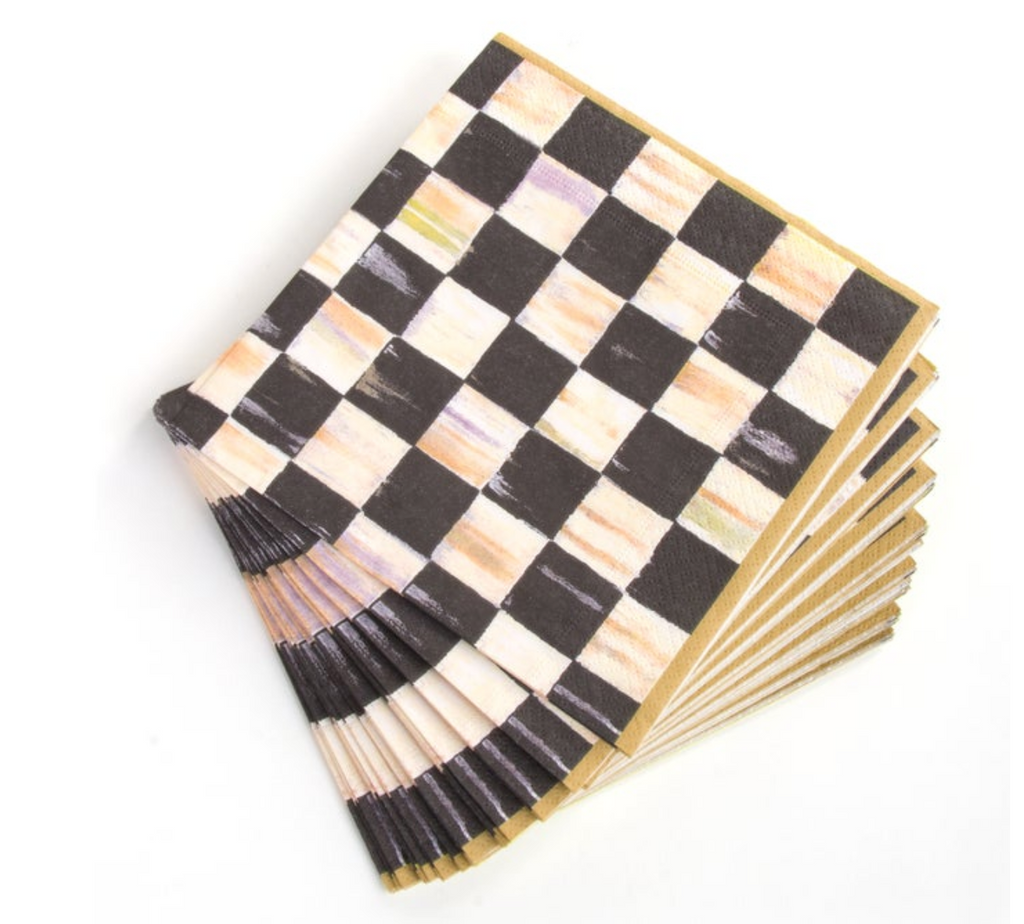 Courtly Check Luncheon Paper Napkins