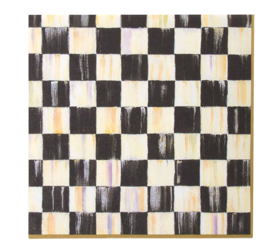 Courtly Check Dinner Paper Napkins