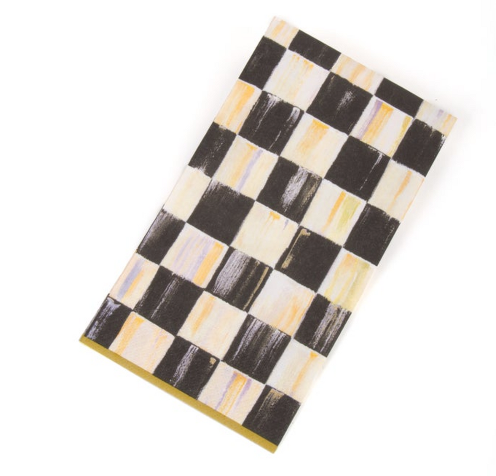Courtly Check Guest Paper Napkins
