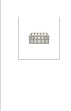 Ceramic Open Weave Napkin Holder, White (Holds 6" Square Napkin)