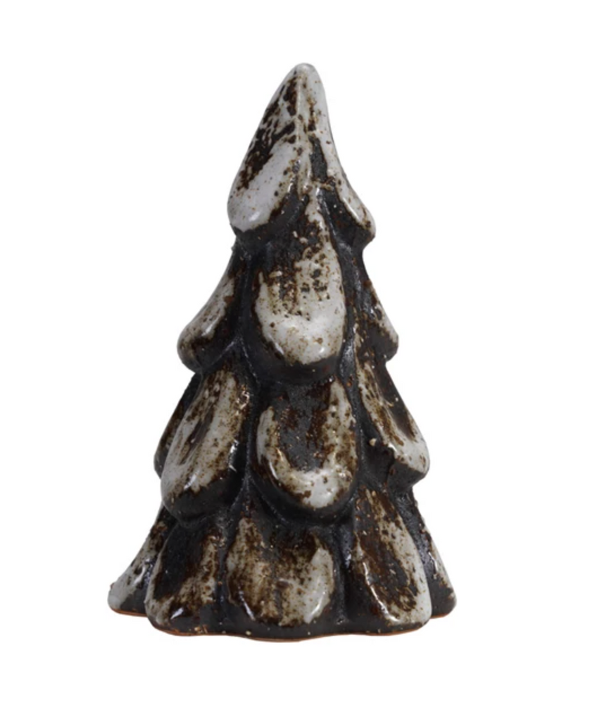 Stoneware Tree, Reactive Glaze, Matte Brown (Each One Will Vary)