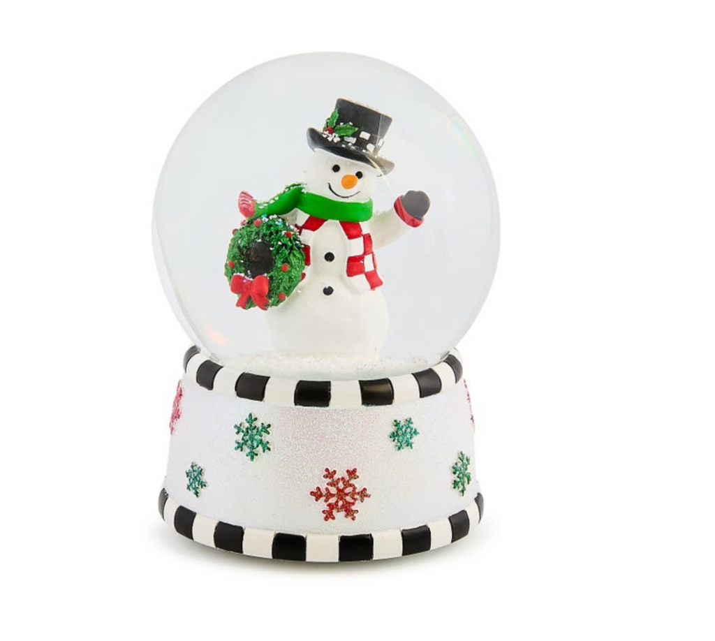 Check It Out Snowman Snow Globe