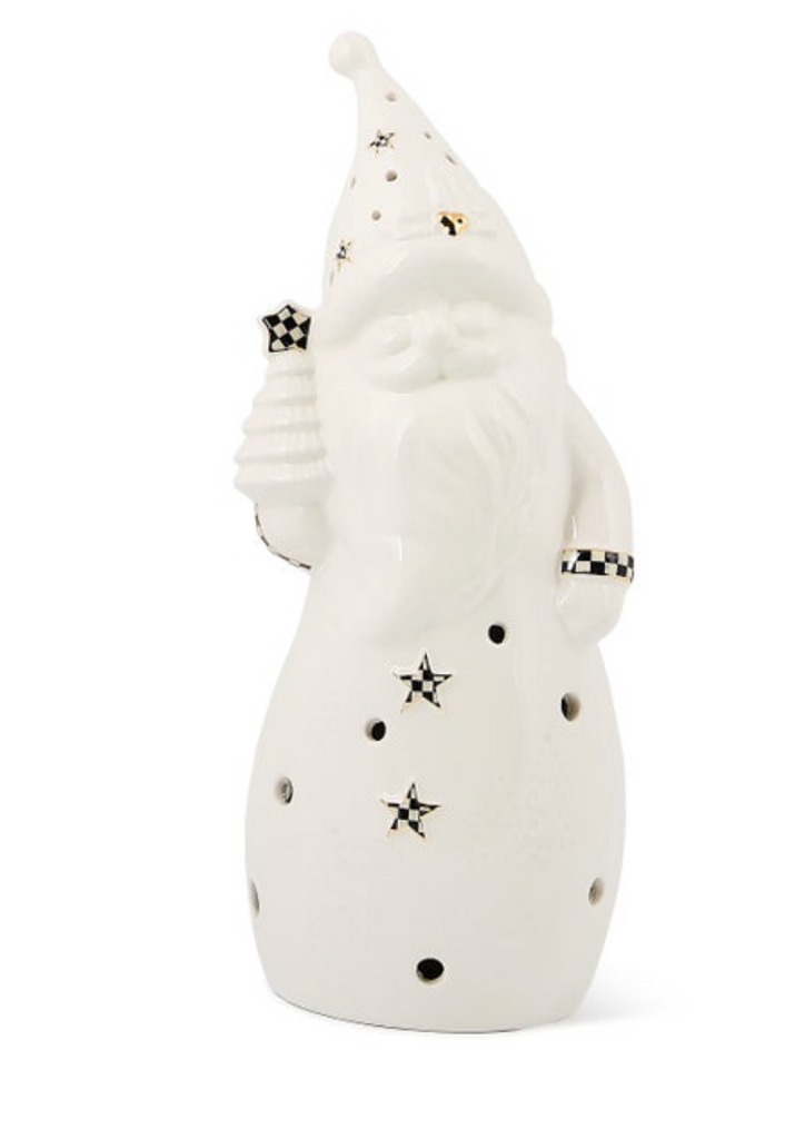 Courtly Noel Illuminated Santa