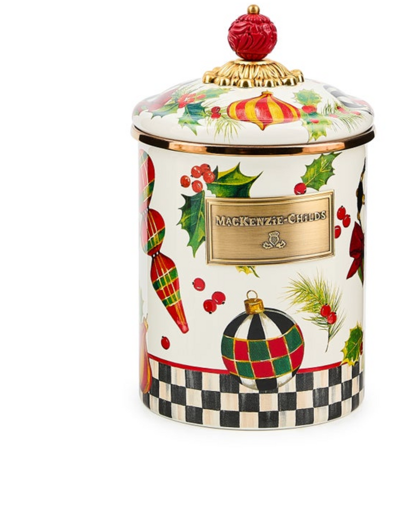 Deck the Halls Medium Canister