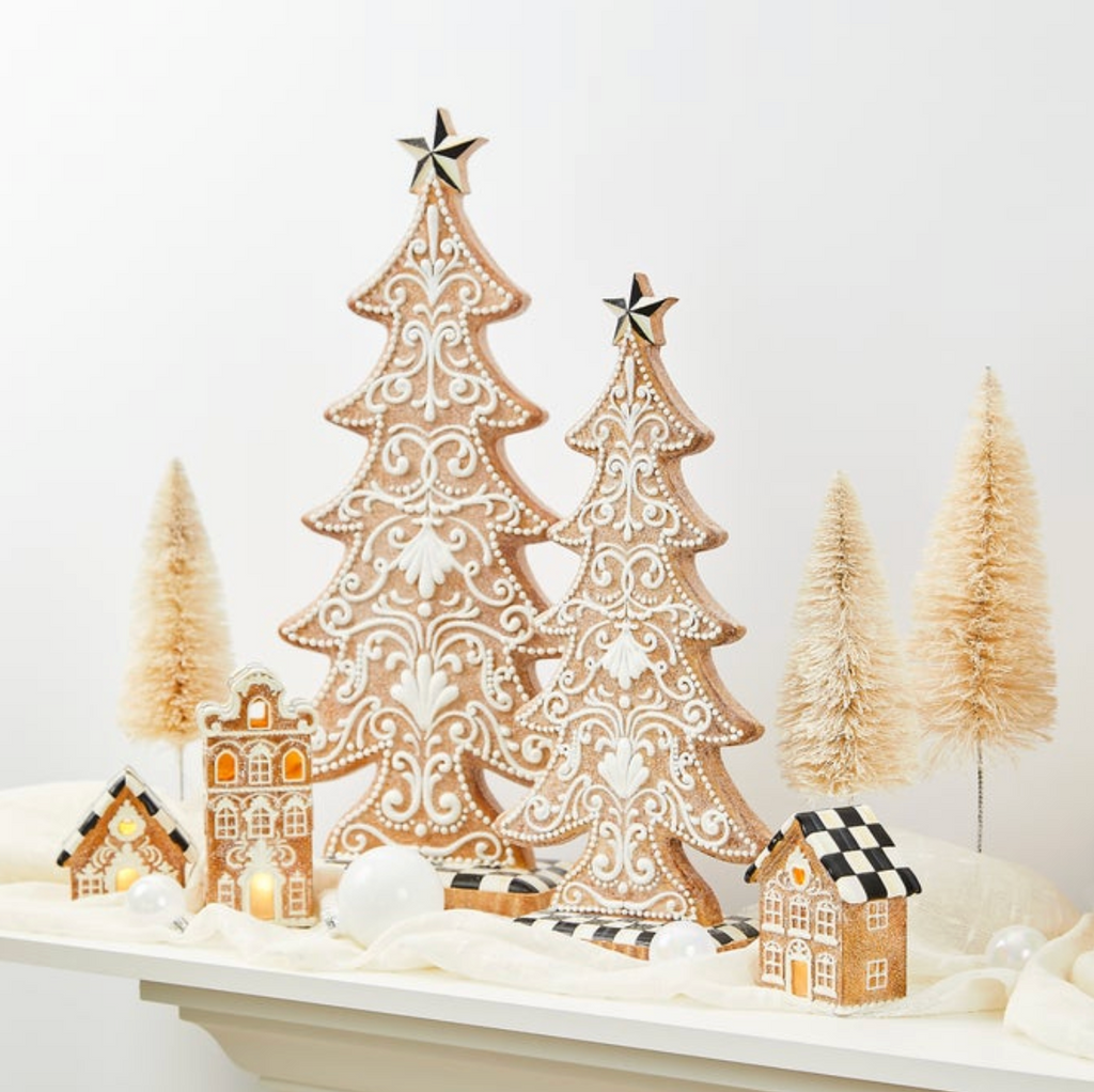 Gingerbread Illuminated Mini Houses, Set of 3