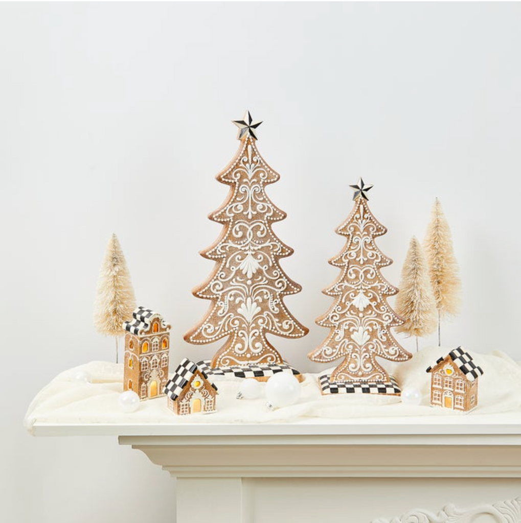 Gingerbread Illuminated Mini Houses, Set of 3